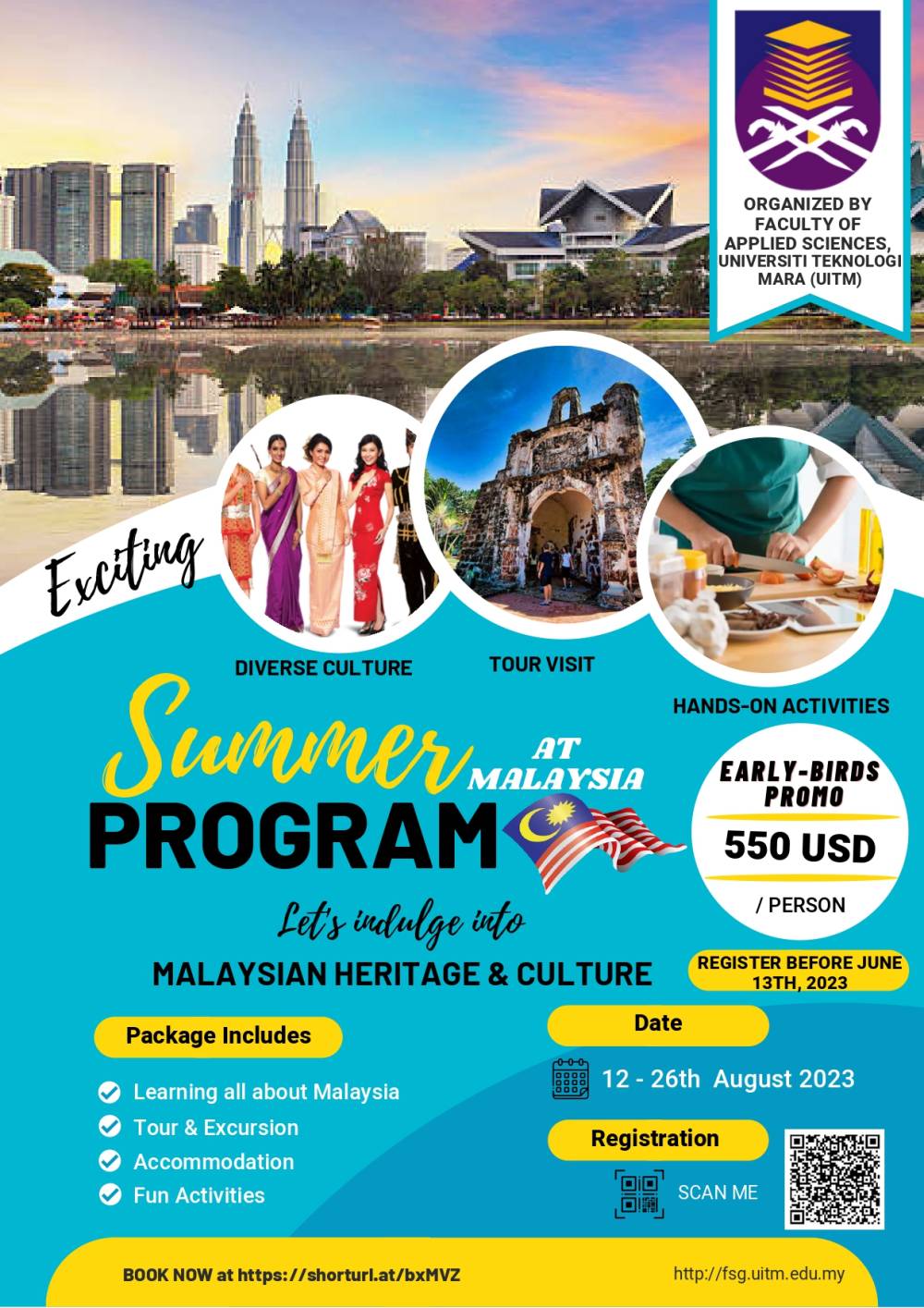 Summer Program at Malaysia 2023 Organized by Faculty of Applied Sciences, Universiti Teknologi Mara (UiTM)