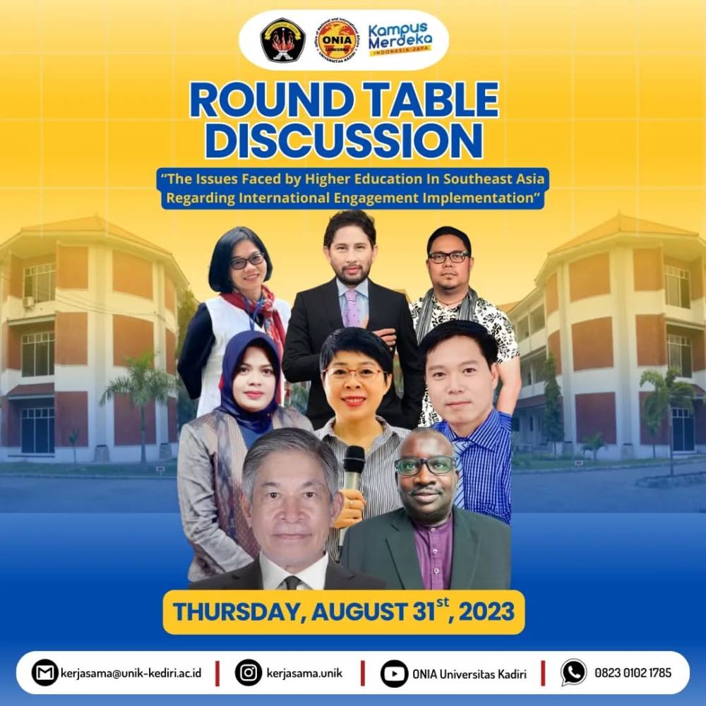 Virtual Roundtable Discussion 2023 “The Issues Faced by Higher Education in Southeast Asia Regarding International Engagement Implementation”