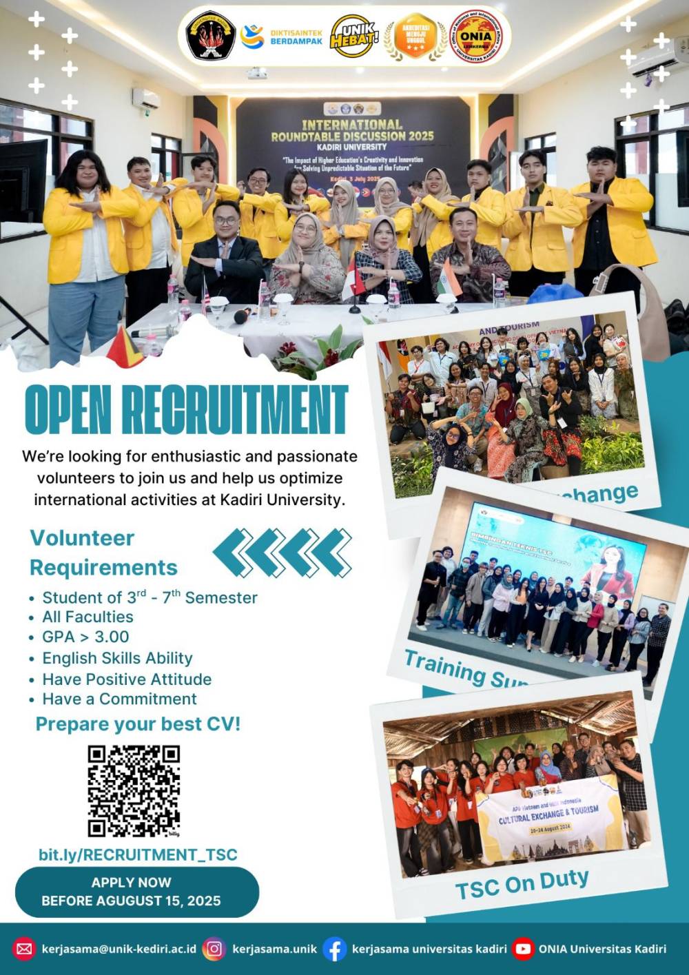 Open Recruitment TSC Members 2025