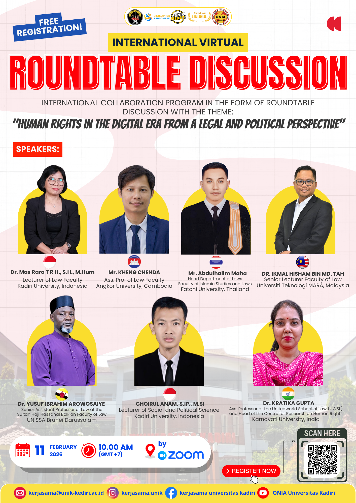 International Collaboration Program: Roundtable Discussion on Human Rights in the Digital Era